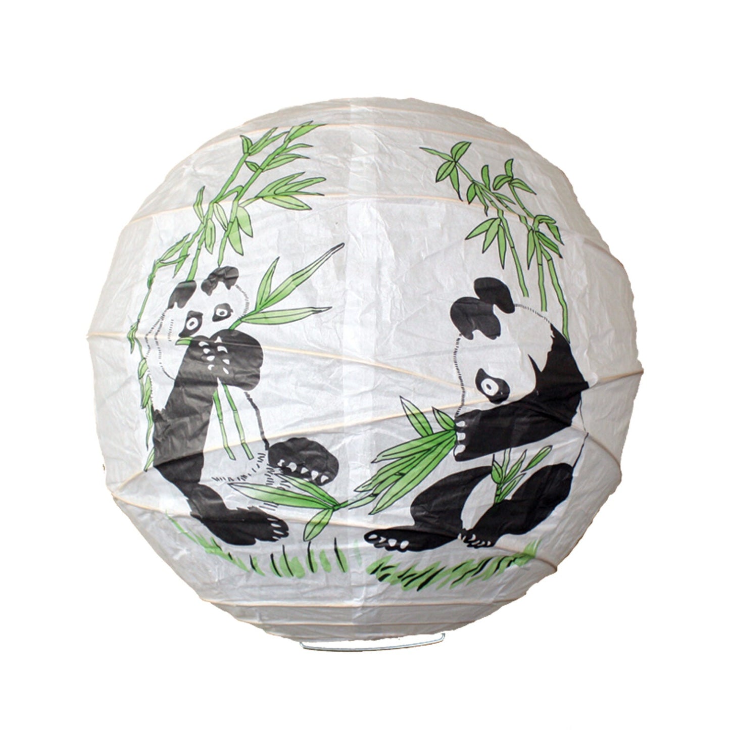 Panda Bamboo Paper Lantern – White 14inch (35cm)