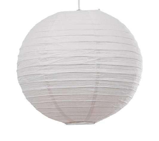 Quality White Round Paper Lantern Hanging Light Shade Lampshade 12inch - 30inch