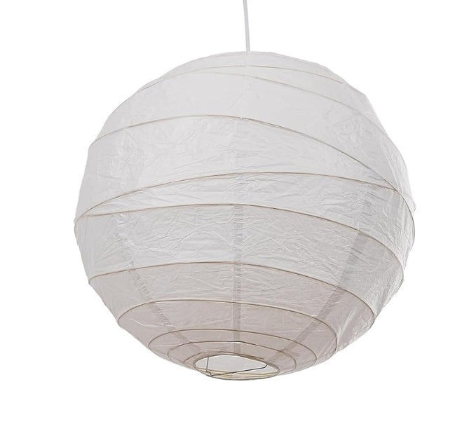 White Irregular Faux Bamboo Paper Lanterns