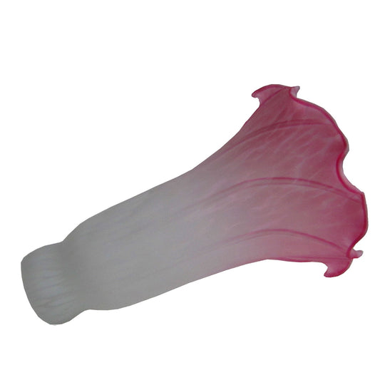Lily Glass Shade (Shade Only) - White/Pink