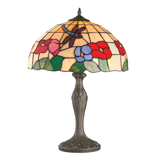 Dragonfly Stained Glass Table Lamp for Bedroom, Living Room, Dining Room, Nursery, Office, Home Decor