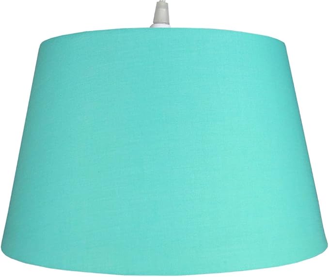 Cotton Drum Shade – 14 inch Easy Fit ES/BC Shade for Living Rooms, Bedrooms, hallways and Kitchens, Pendant Lampshades or Shades for Table Lamps - 14 different Colours