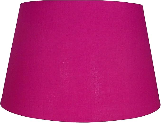 Cotton Drum Shade – 14 inch Easy Fit ES/BC Shade for Living Rooms, Bedrooms, hallways and Kitchens, Pendant Lampshades or Shades for Table Lamps - 14 different Colours