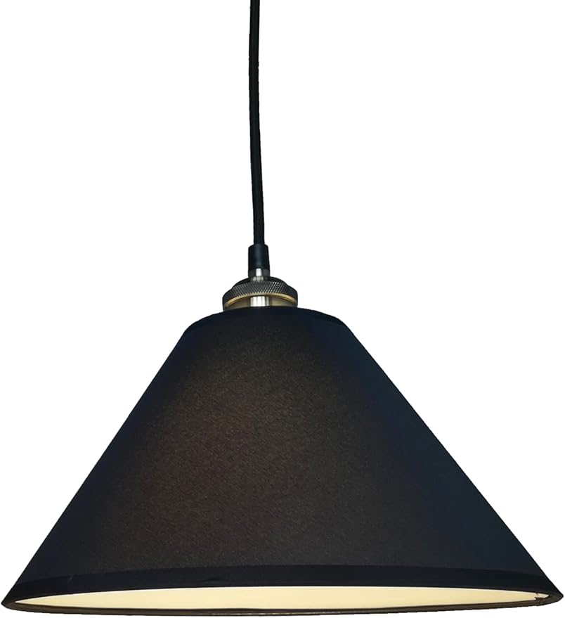 10 Inch Tapered Edge Cotton Coolie Lampshade - Great for Living Rooms, and Bedrooms, Ceiling Light Shade - Available in 21 Colours