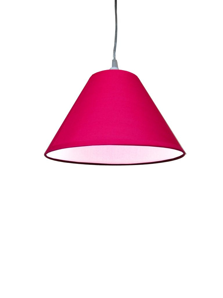 14 Inch Tapered Edge Cotton Coolie Lampshade - Great for Living Rooms, and Bedrooms, Ceiling Light Shade - Available in 15 colours