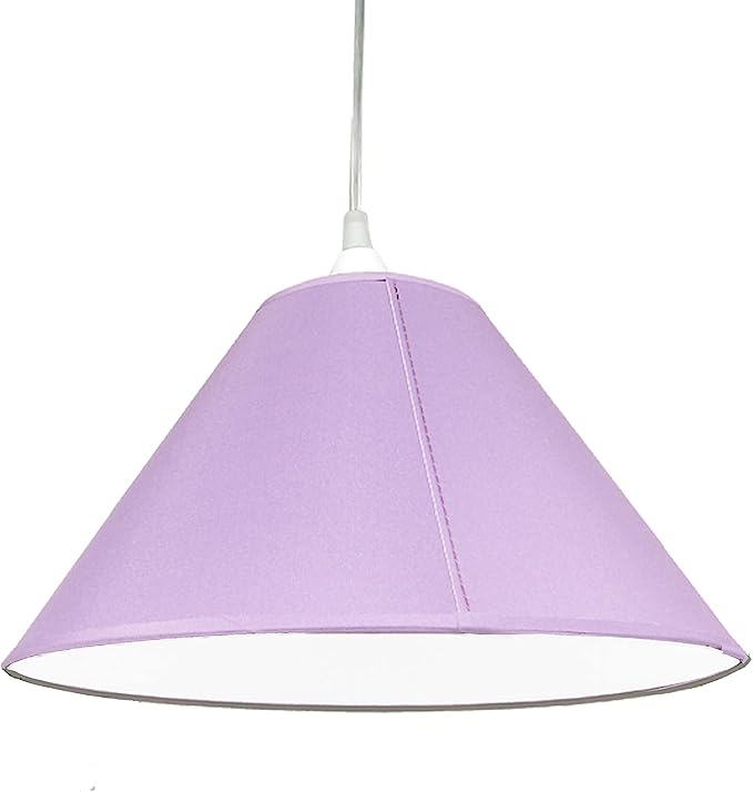 14 Inch Tapered Edge Cotton Coolie Lampshade - Great for Living Rooms, and Bedrooms, Ceiling Light Shade - Available in 15 colours