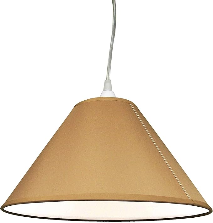 14 Inch Tapered Edge Cotton Coolie Lampshade - Great for Living Rooms, and Bedrooms, Ceiling Light Shade - Available in 15 colours
