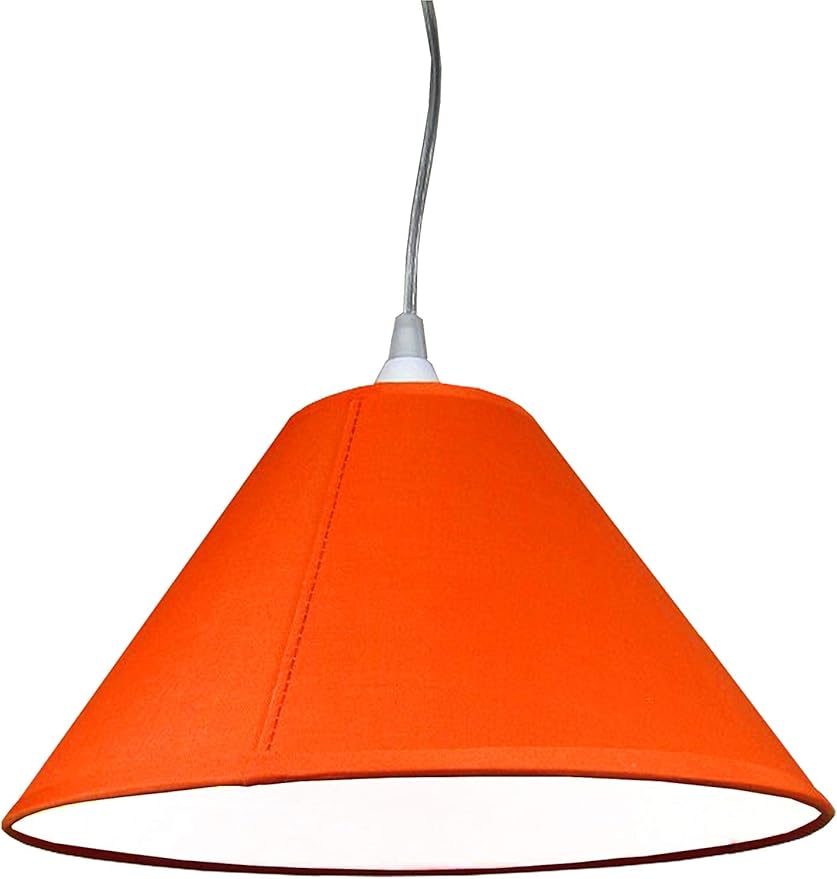 14 Inch Tapered Edge Cotton Coolie Lampshade - Great for Living Rooms, and Bedrooms, Ceiling Light Shade - Available in 15 colours