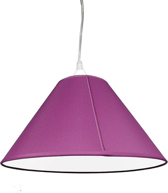 10 Inch Tapered Edge Cotton Coolie Lampshade - Great for Living Rooms, and Bedrooms, Ceiling Light Shade - Available in 21 Colours