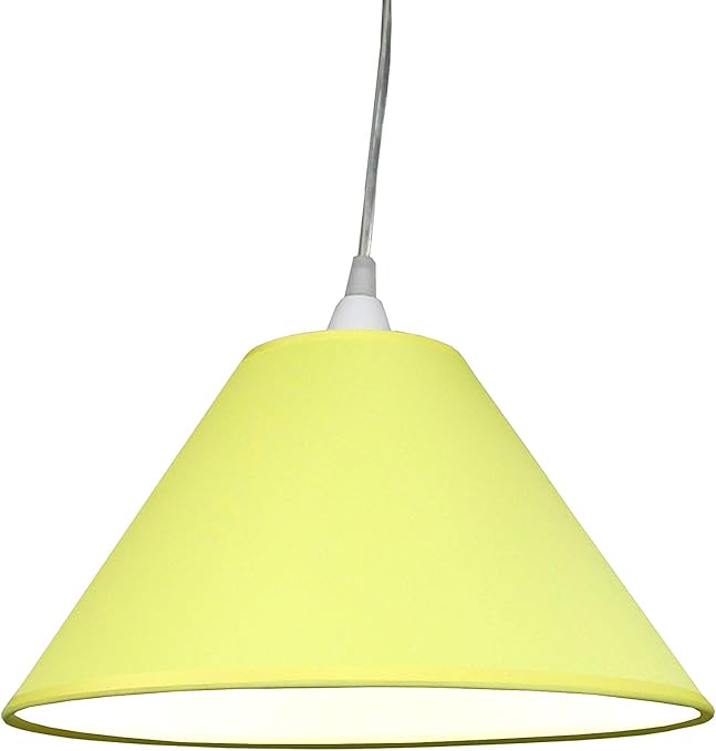 14 Inch Tapered Edge Cotton Coolie Lampshade - Great for Living Rooms, and Bedrooms, Ceiling Light Shade - Available in 15 colours