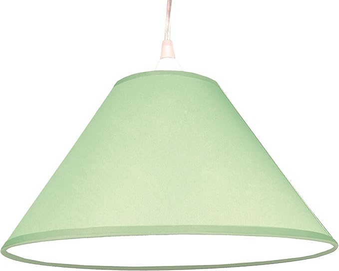 14 Inch Tapered Edge Cotton Coolie Lampshade - Great for Living Rooms, and Bedrooms, Ceiling Light Shade - Available in 15 colours