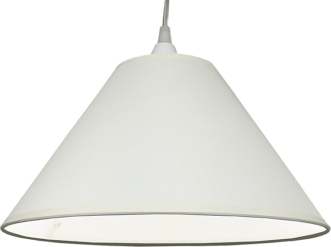 14 Inch Tapered Edge Cotton Coolie Lampshade - Great for Living Rooms, and Bedrooms, Ceiling Light Shade - Available in 15 colours