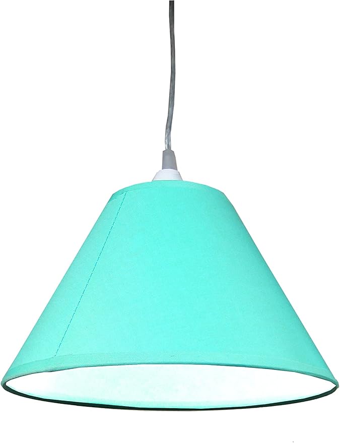 10 Inch Tapered Edge Cotton Coolie Lampshade - Great for Living Rooms, and Bedrooms, Ceiling Light Shade - Available in 21 Colours