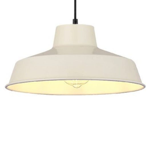 Classic Metal Pluto Lampshade Pendant Shade 30cm (12inch) (Cream)