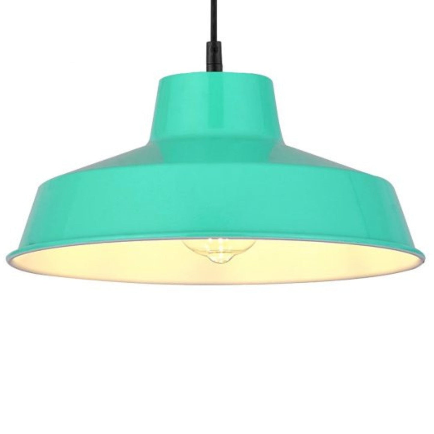 Classic Metal Pluto Lampshade Pendant Shade 30cm (12inch) (Duck Egg)