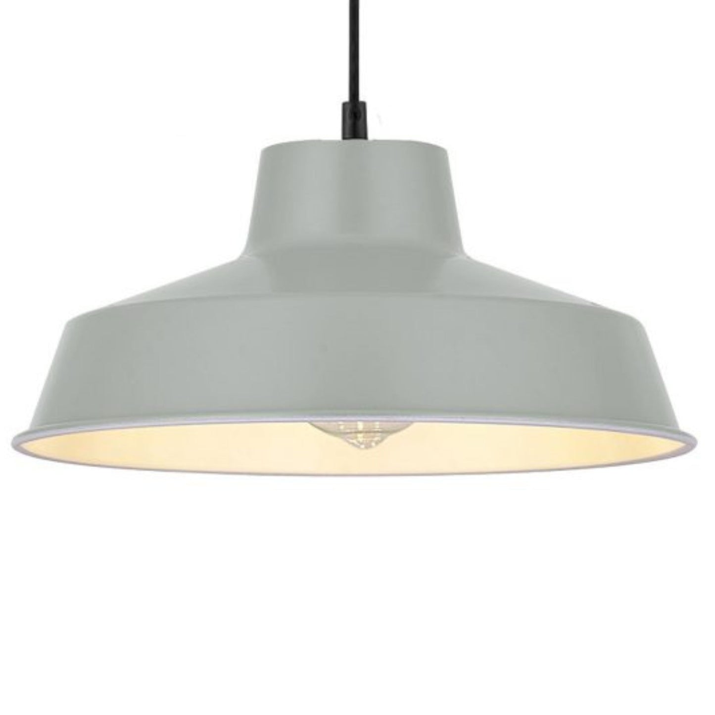 Classic Metal Pluto Lampshade Pendant Shade 30cm (12inch) (Grey)