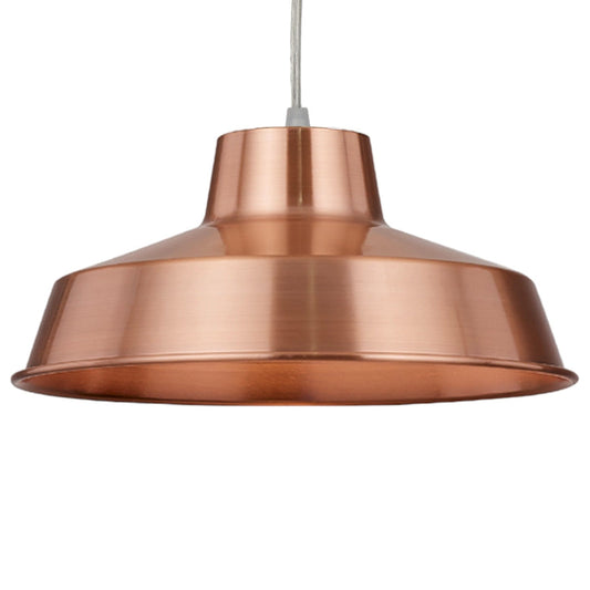 Classic Metal Pluto Lampshade Pendant Shade 30cm (12inch) (Copper) Metallic Finish