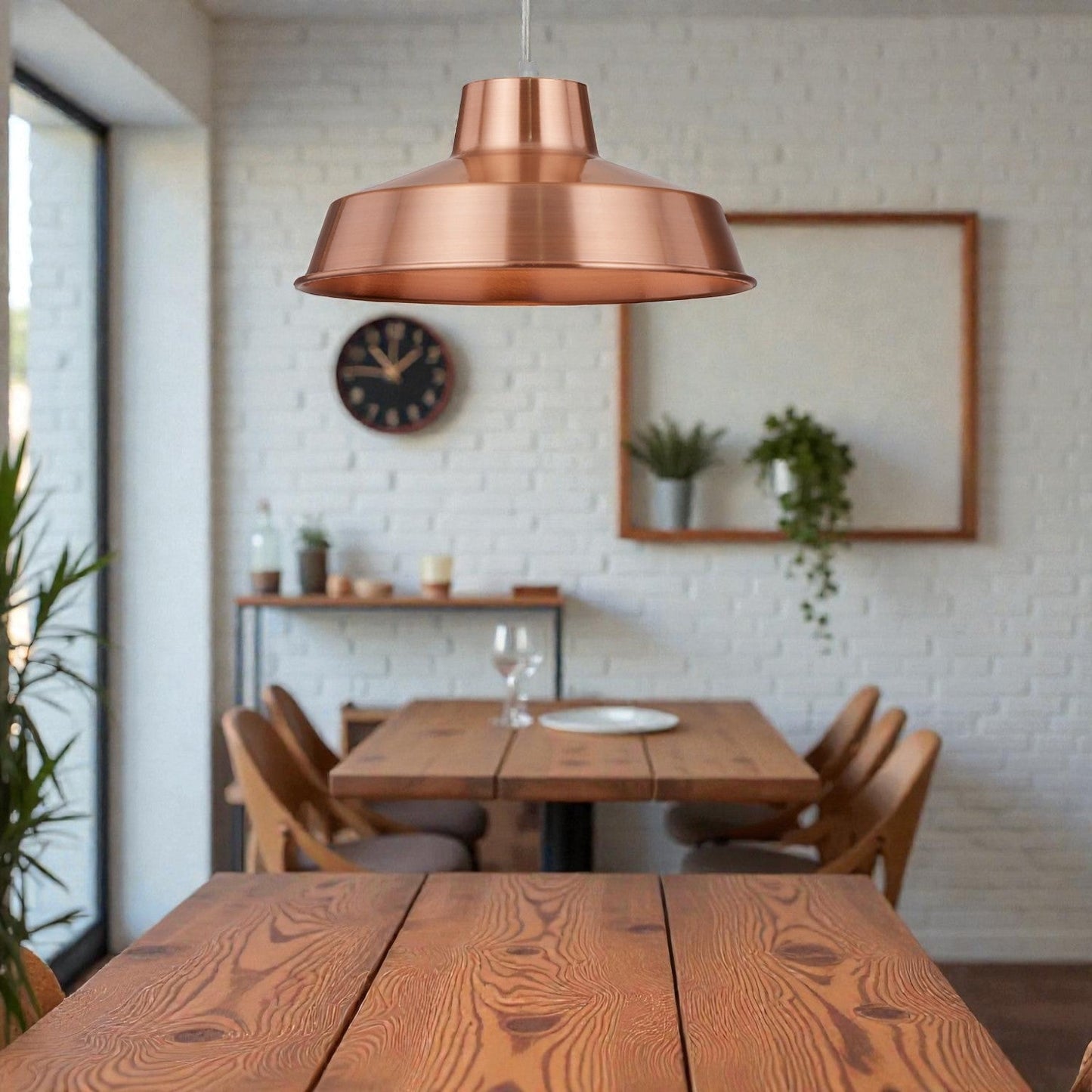 Classic Metal Pluto Lampshade Pendant Shade 30cm (12inch) (Copper) Metallic Finish