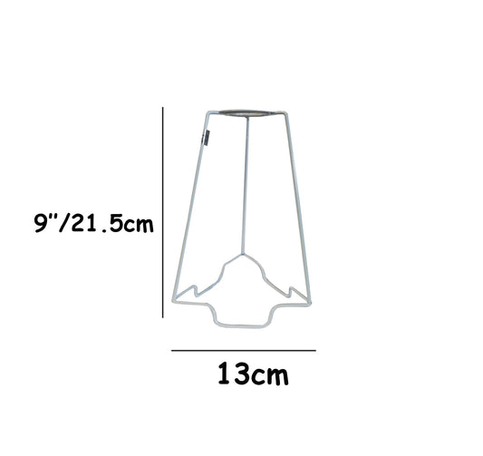 Lampshade Carrier for Fabric Shades 4,5,6,7,8,9 inch with dual shade ring