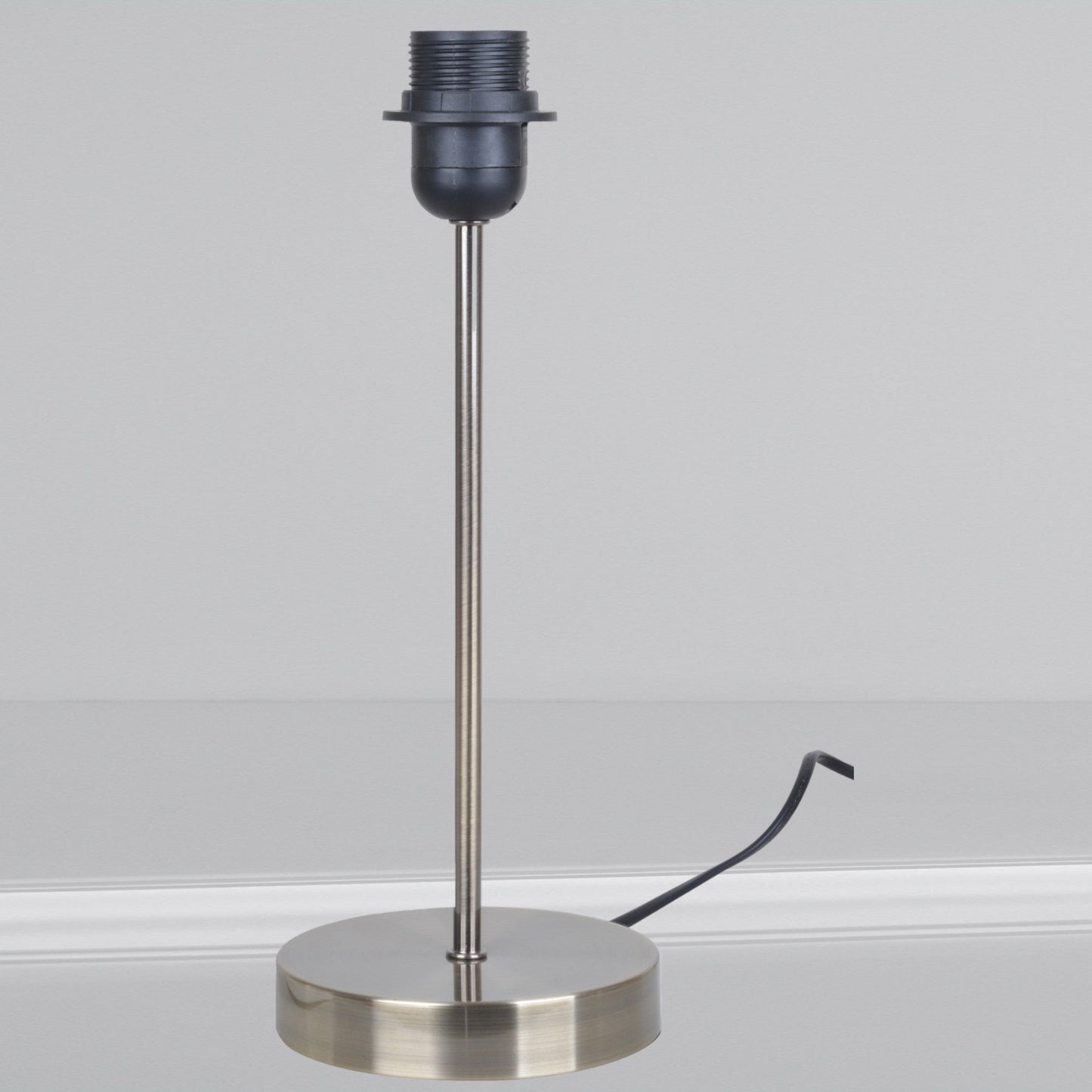 Antique Brass Stick Lamp Base