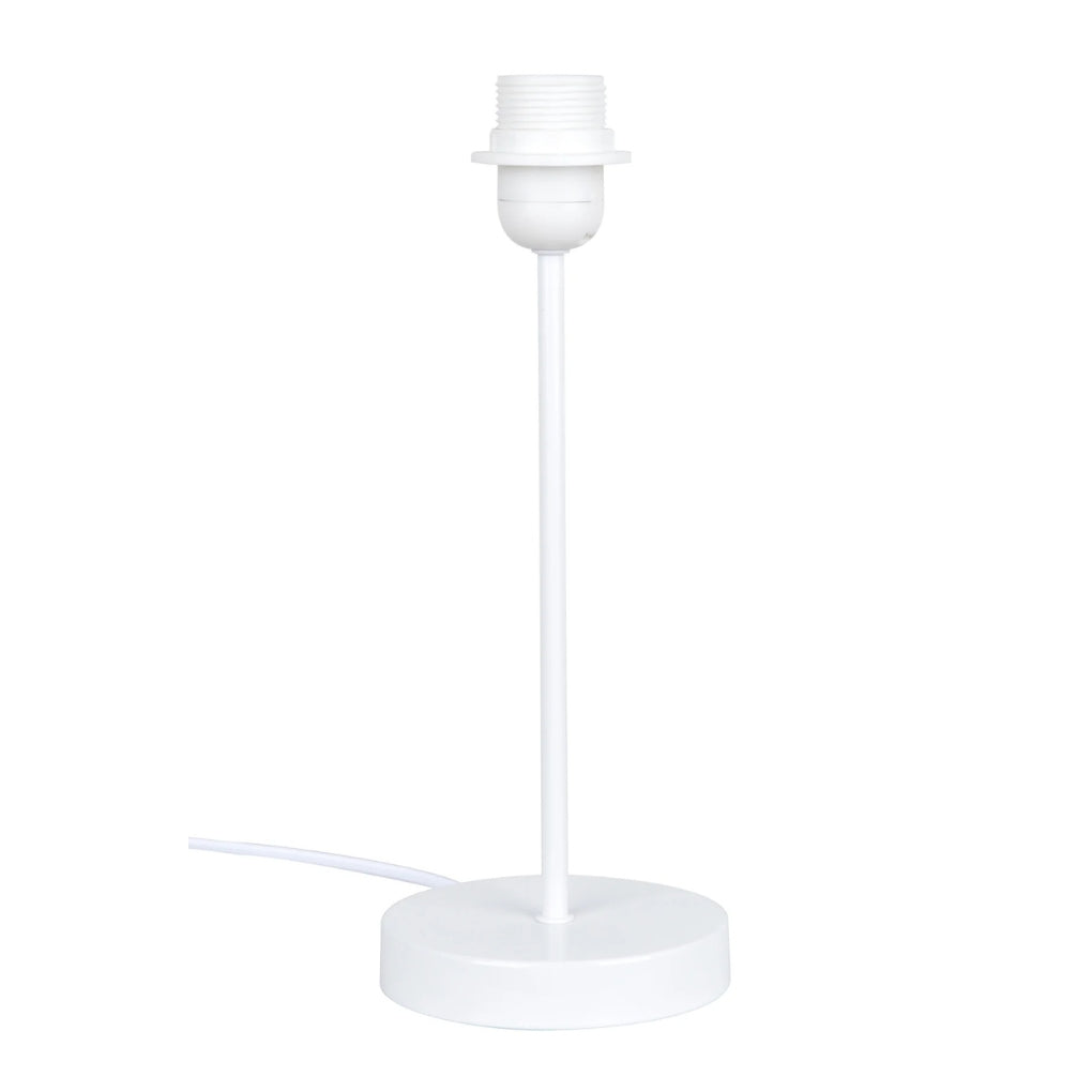 Cream Coloured Metal Stick Lamp Base